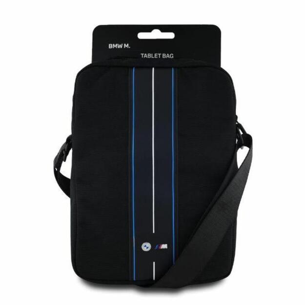 BMW Nylon Blue Stripe – planšetinio kompiuterio krepšys 8 (juodas)