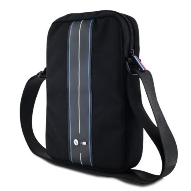 BMW Nylon Blue Stripe – planšetinio kompiuterio krepšys 8 (juodas)