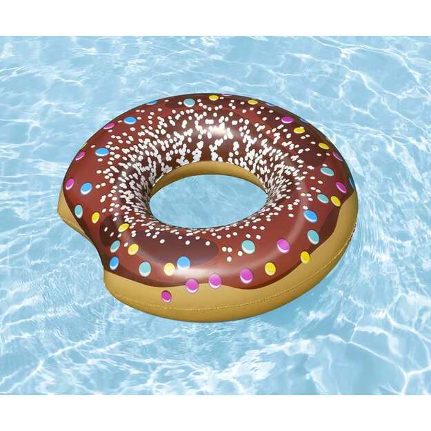 Vaikiškas didelis pripučiamas ratas Bestway DONUT 107cm rudas