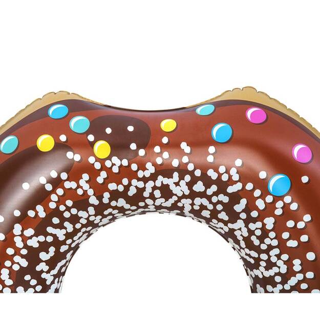 Vaikiškas didelis pripučiamas ratas Bestway DONUT 107cm rudas