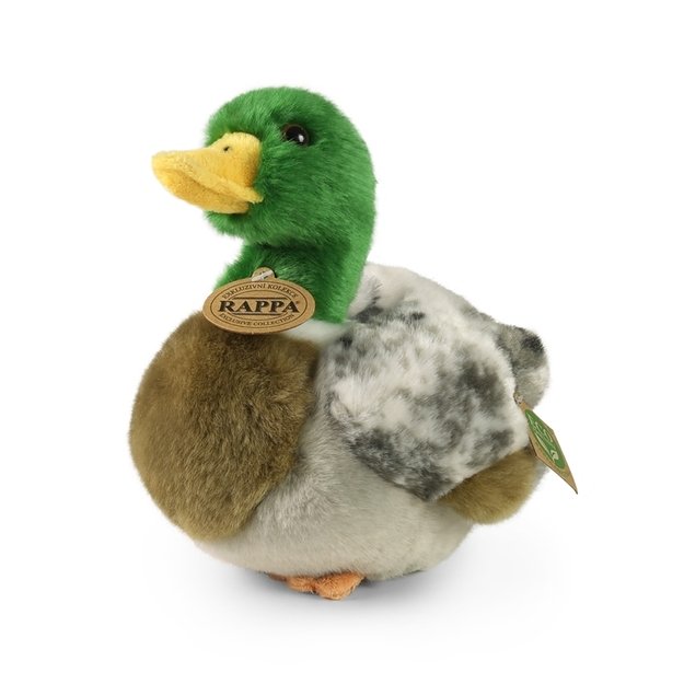 Rappa - pliušinis žaislas, antis, 20 cm, ekologiškas