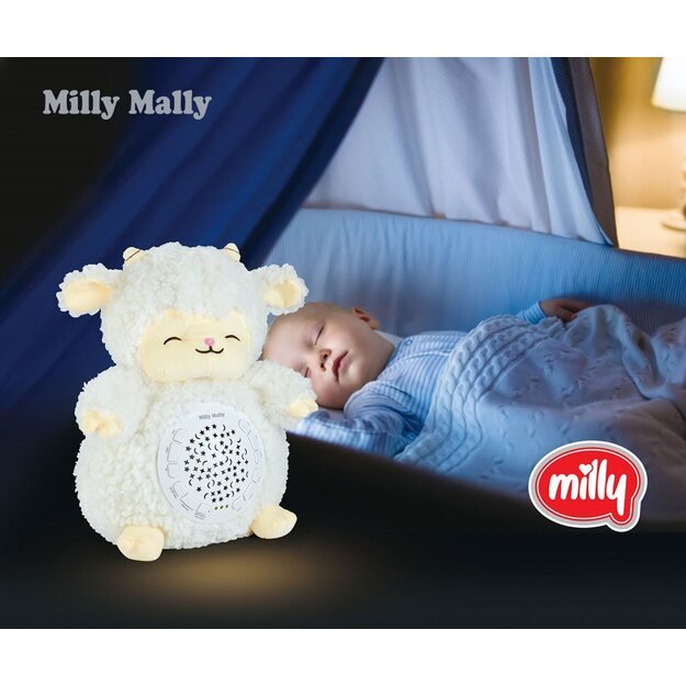 Milly Mally pliušinė avis su projektoriumi