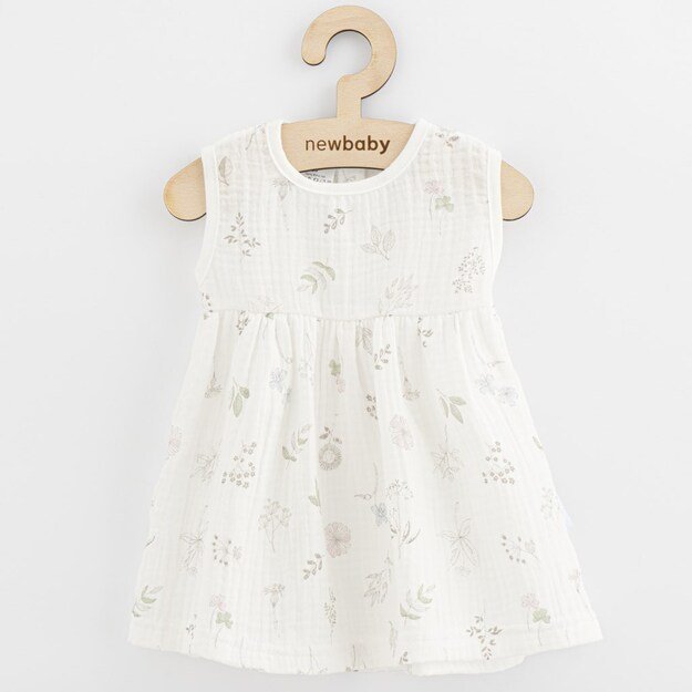 Kūdikio muslininė suknelė New Baby Zoe, 62 dydis (3-6 mėn.), 62 (3-6 mėn.)