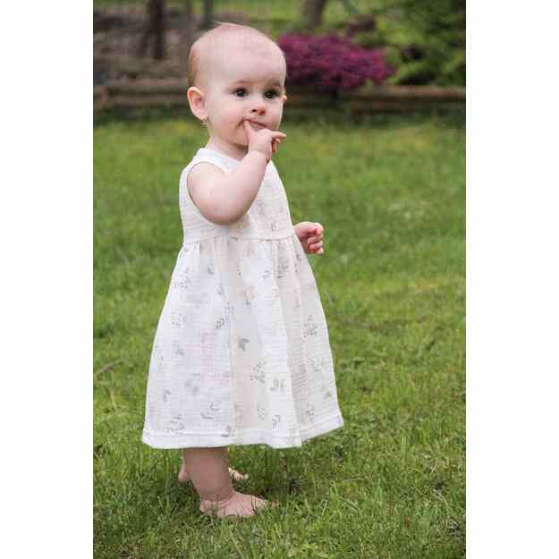 Kūdikio muslininė suknelė New Baby Zoe, 62 dydis (3-6 mėn.), 62 (3-6 mėn.)