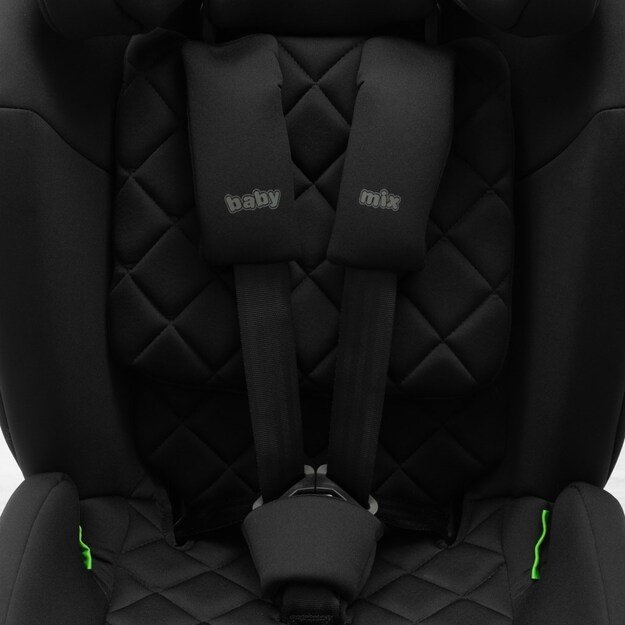 Automobilinė kėdutė BABY MIX HERO PRO ULTRA ISOFIX I-SIZE juoda