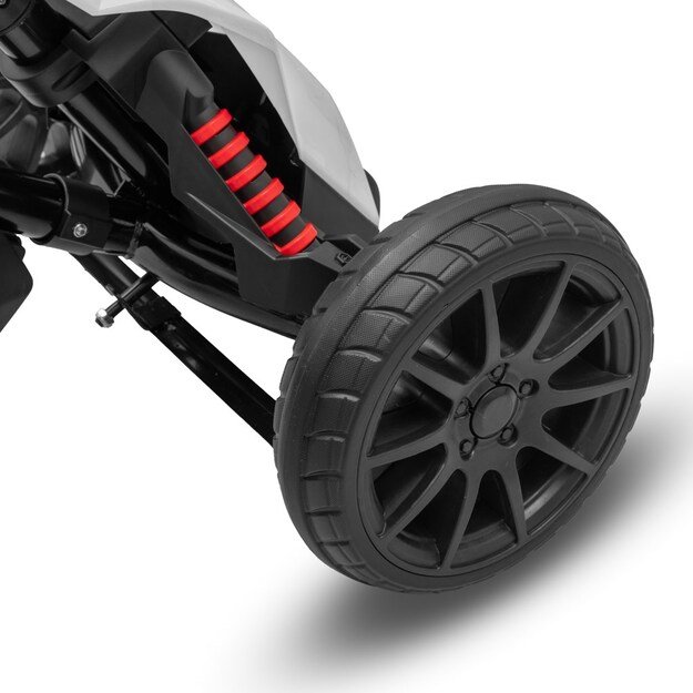 Pedalinis gokartas Baby Mix Speedster baltas