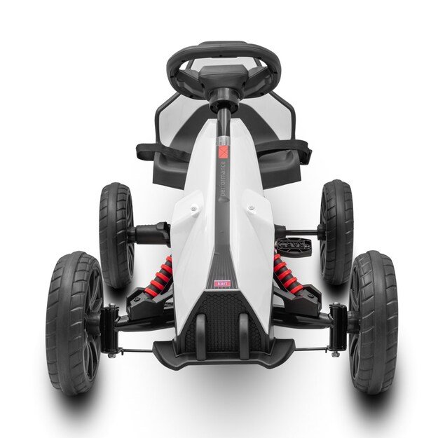 Pedalinis gokartas Baby Mix Speedster baltas