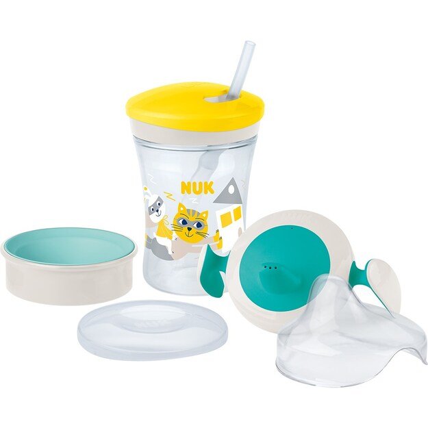 Kūdikio puodelis NUK LEARN TO DRINK rinkinys, uniforma