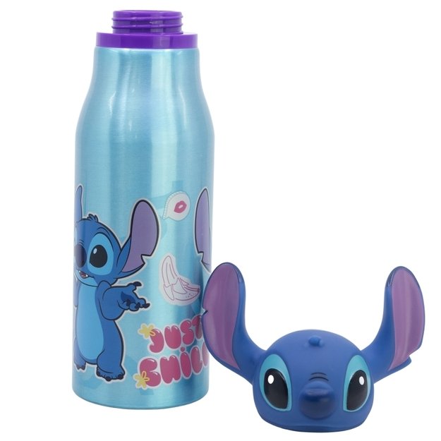 Disney Stitch - aliuminio butelis su 3D dangteliu 690 ml 6