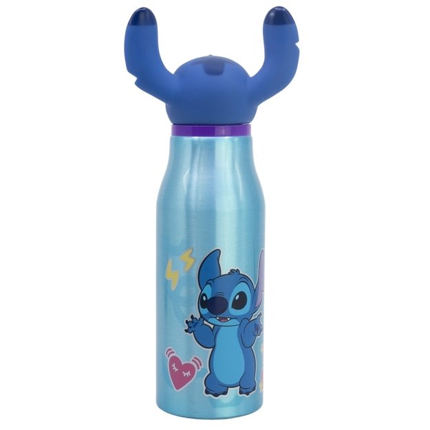Disney Stitch - aliuminio butelis su 3D dangteliu 690 ml