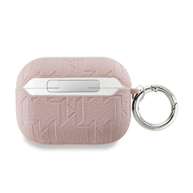 Karl Lagerfeld Monogram Karl & Choupette Head - AirPods Pro 2 dėklas (rožinis) 2
