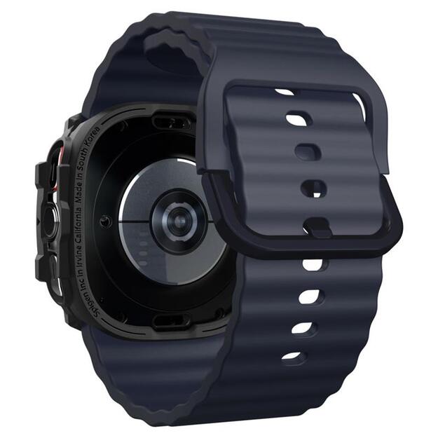 „Spigen Rugged Armor“ – dėklas, skirtas „Samsung Galaxy Watch Ultra 47 mm“ (2025/2024) (matinis juodas) 8