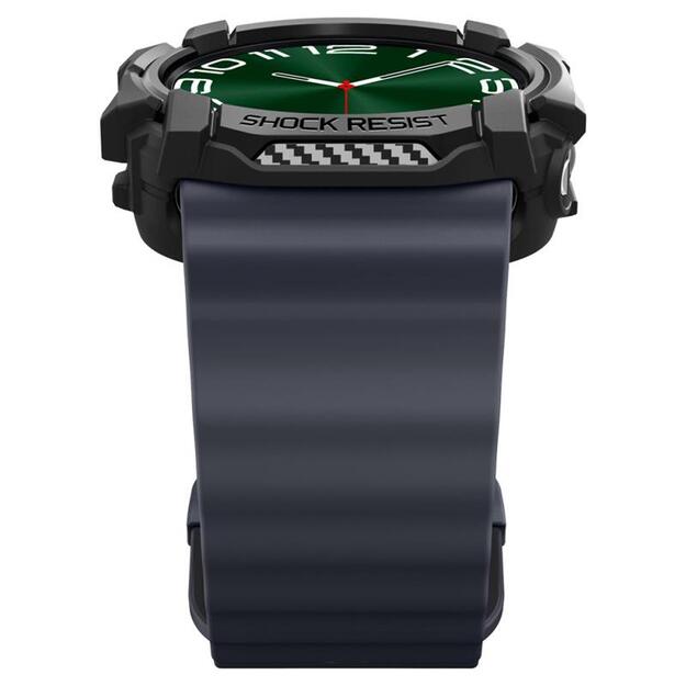„Spigen Rugged Armor“ – dėklas, skirtas „Samsung Galaxy Watch Ultra 47 mm“ (2025/2024) (matinis juodas) 9