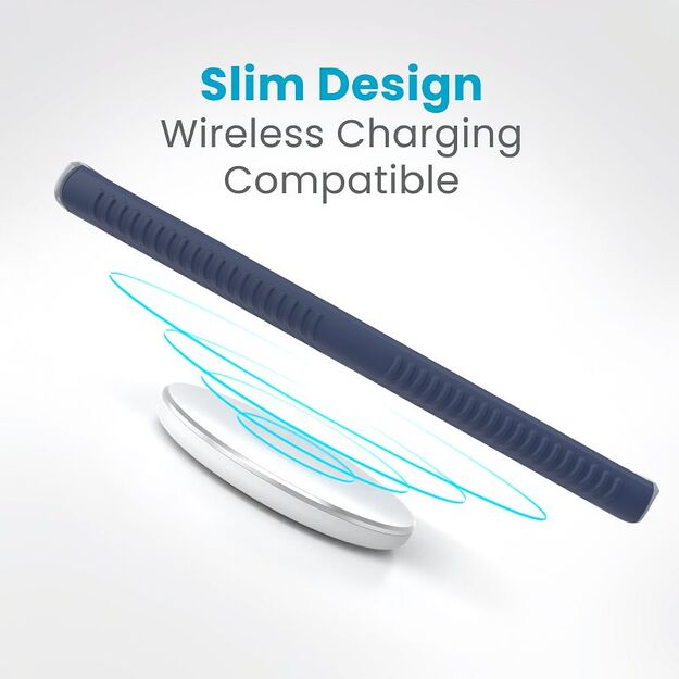 „Speck Presidio2 Grip“ – „Samsung Galaxy S24 Ultra“ dėklas (pakrantės mėlyna / dulkių pilka) 2
