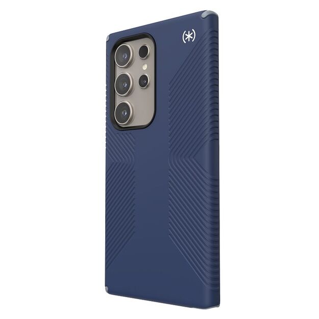 „Speck Presidio2 Grip“ – „Samsung Galaxy S24 Ultra“ dėklas (pakrantės mėlyna / dulkių pilka) 6