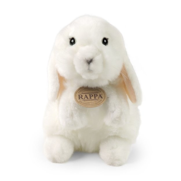 Pliušinis zuikutis Rappa - realistiškas stovintis zuikutis 18 cm, ekologiškas 3