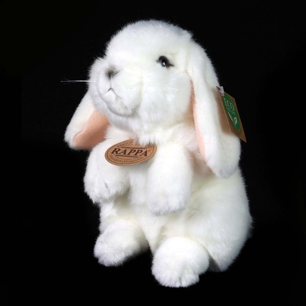 Pliušinis zuikutis Rappa - realistiškas stovintis zuikutis 18 cm, ekologiškas 1