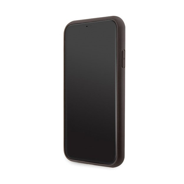 „Guess“ per petį nešiojamas 4G metalinis logotipas – „iPhone 11“ dėklas (rudas) 7