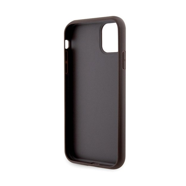 „Guess“ per petį nešiojamas 4G metalinis logotipas – „iPhone 11“ dėklas (rudas) 2