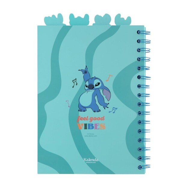 Disney Stitch - Užrašų knygelė / Bloknotas A5 formatu iš Waves kolekcijos 6