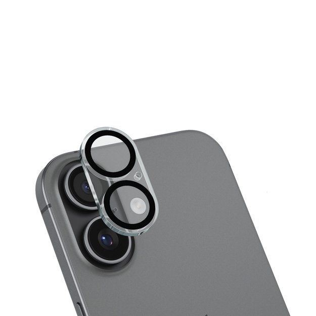 „Crong Lens Shield“ – kameros ir objektyvo stiklas „iPhone 17“ 1