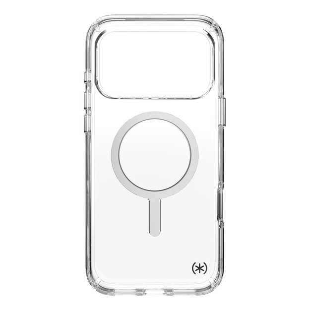 „Speck Presidio Perfect Clear MagSafe“ dėklas iPhone 17 Pro Max (skaidrus / sidabrinis) 9