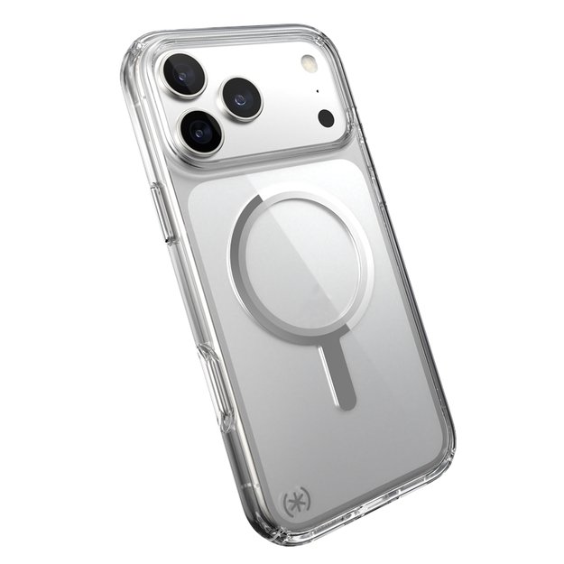„Speck Presidio Perfect Clear MagSafe“ dėklas iPhone 17 Pro Max (skaidrus / sidabrinis) 7
