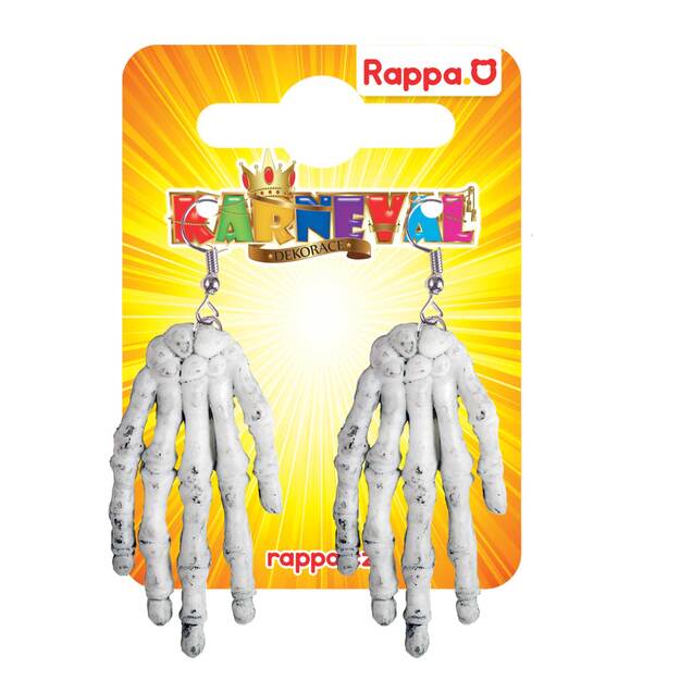 the Halloween earrings with fingers 2