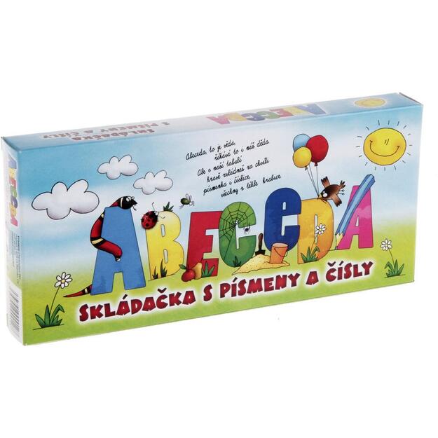 Dėlionė su raidėmis ir skaičiais ABC 2
