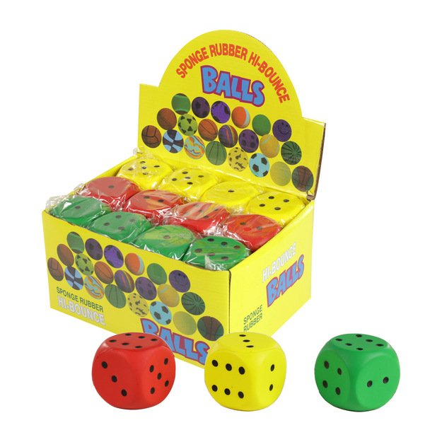 putplasčio kubas 6 cm