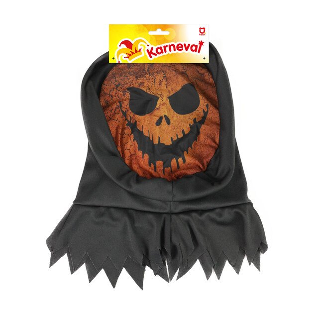 Halloween orange textile mask for adults 3