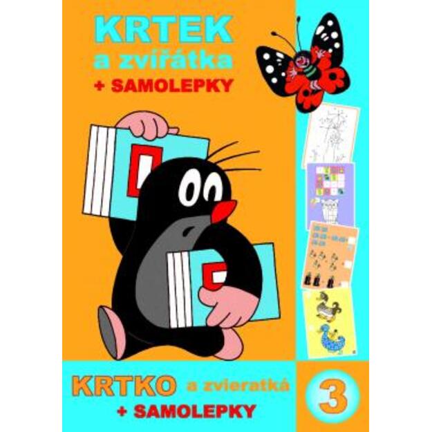 A4 formato knyga Kurmių ir gyvūnų spalvinimo puslapis 1