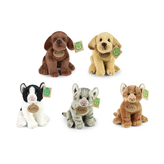 Plush dogs and cats display ECO-FRIENDLY 1