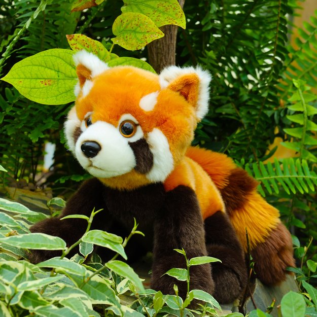 Pliušinis raudonasis panda 18 cm EKOLOGIŠKAS 1