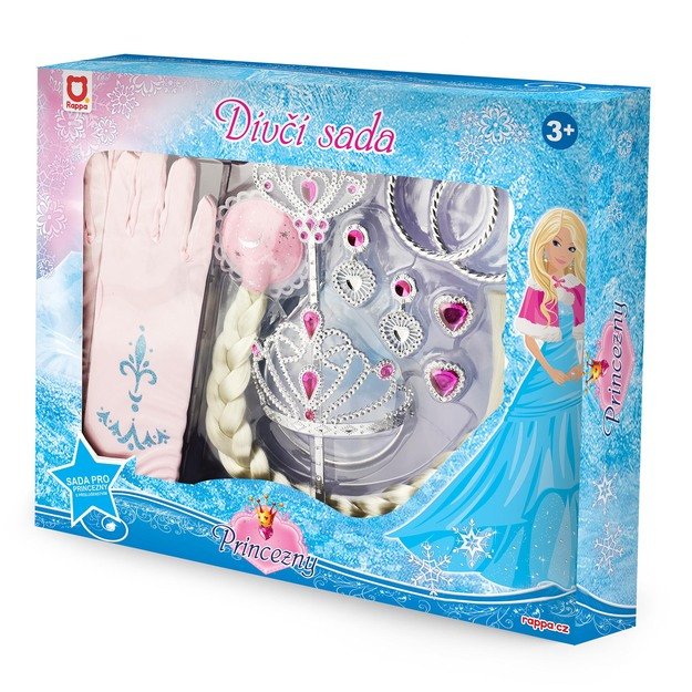 Princesės komplektas su rožinėmis pirštinėmis 1