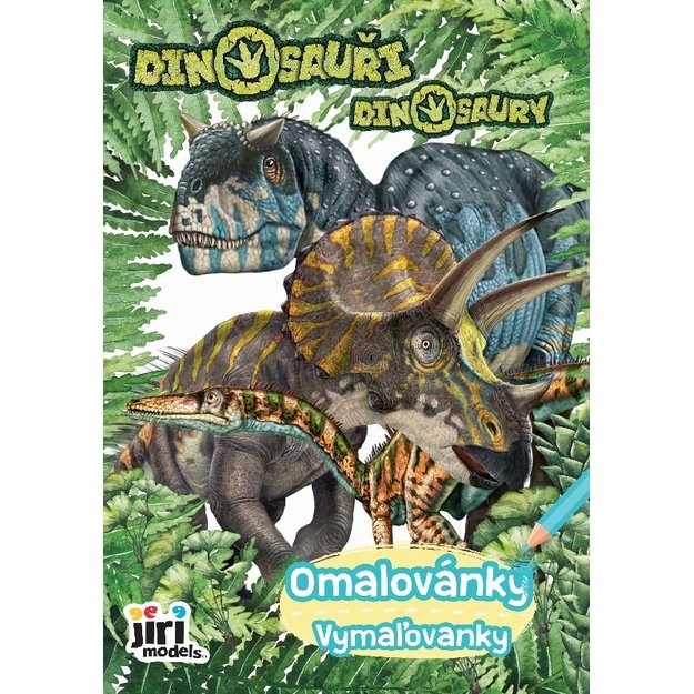 A5 Dinosaurs coloring page