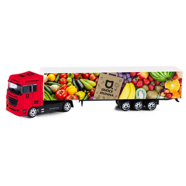 Car truck fruit and vegetables 1