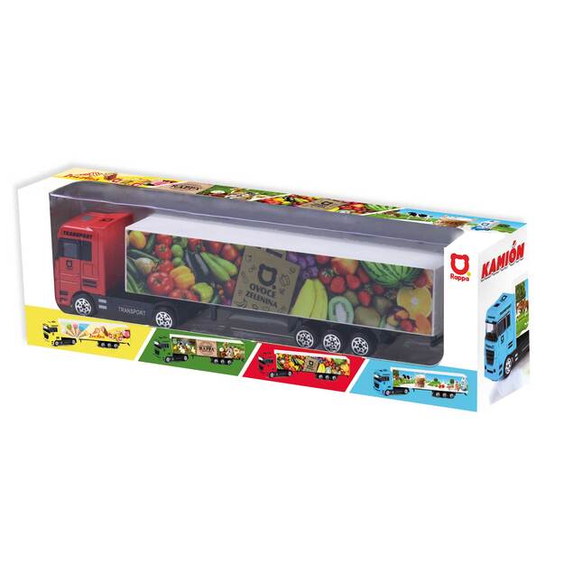 Car truck fruit and vegetables 2