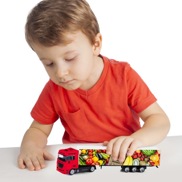 Car truck fruit and vegetables 3