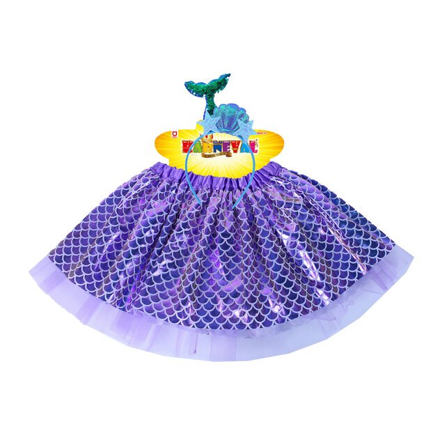 Children costume marmaid tutu skirt with accs. 2
