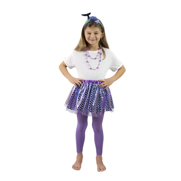 Children costume marmaid tutu skirt with accs. 5