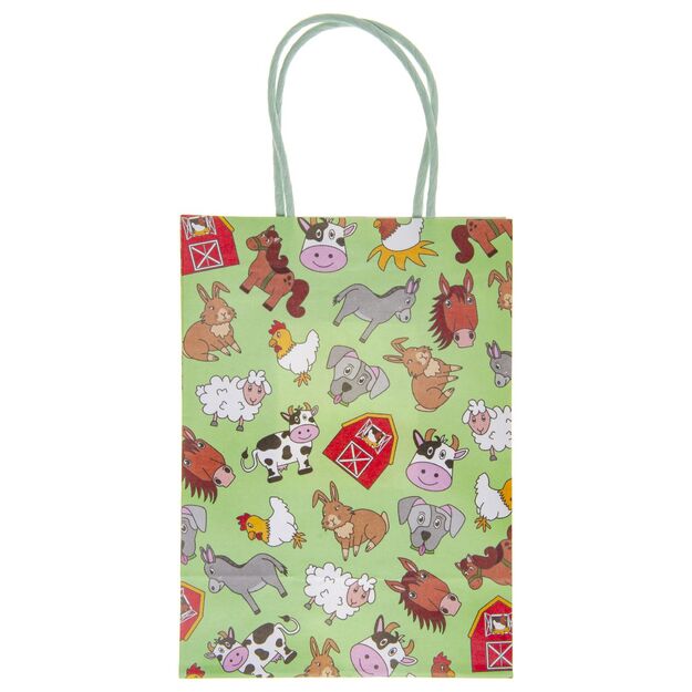 Dovanų maišelis Ūkio gyvūnams 16x22x9 cm 2