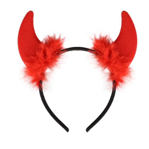 Children devil horns headband 1