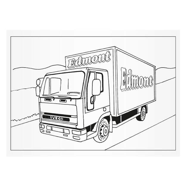 MFP sunkvežimių spalvinimo puslapiai 5