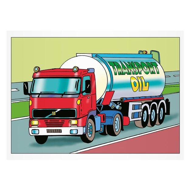 MFP sunkvežimių spalvinimo puslapiai 2