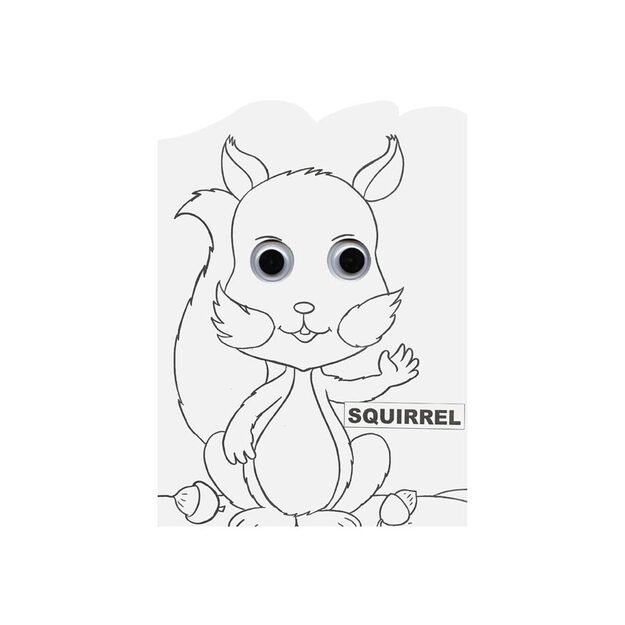 Spalvinimo puslapiai MFP A4 judančiomis akimis augintiniai 2