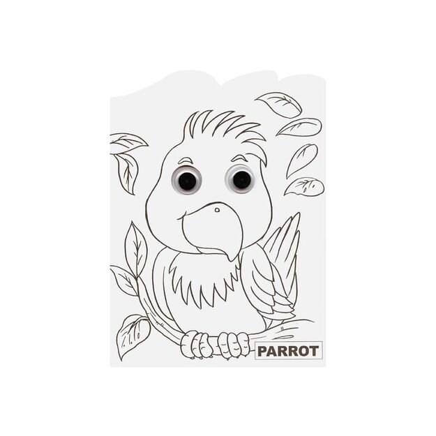 Spalvinimo puslapiai MFP A4 judančiomis akimis augintiniai 3