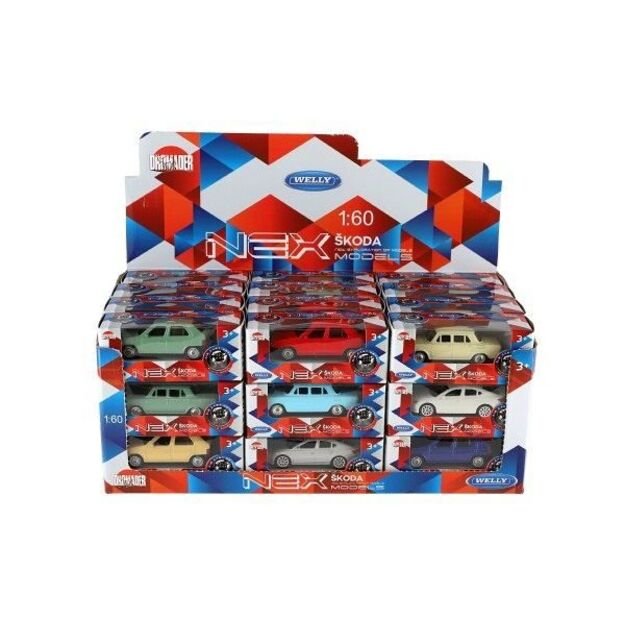 WELLY 1:60 BOX Škoda mix 7