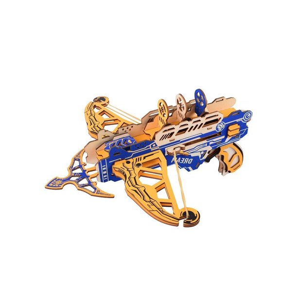 Medinis 3D dėlionės rinkinys „Arbaletas“ 1