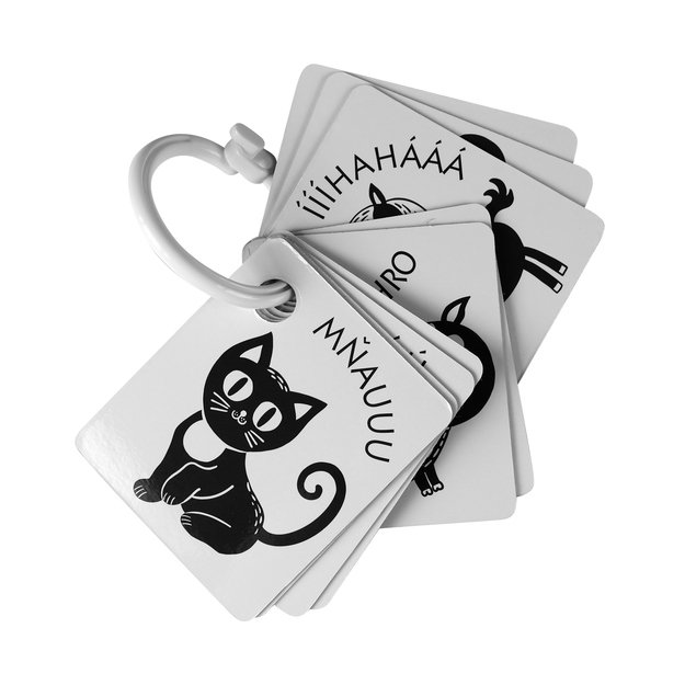 Contrast cards, black and white 1